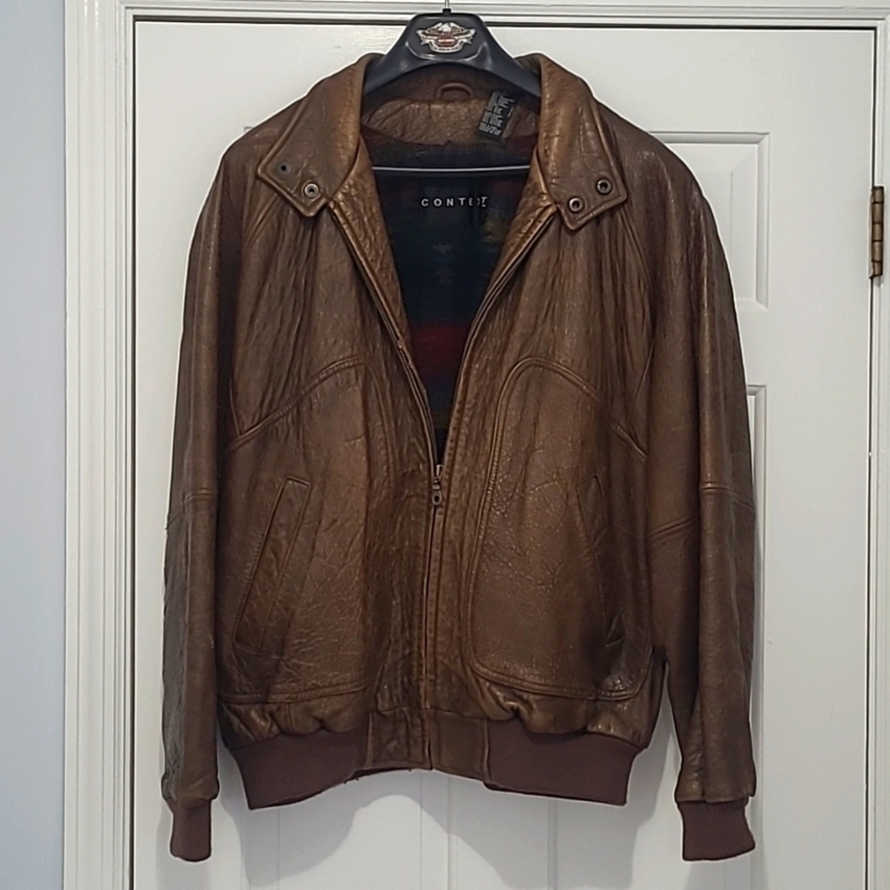 Vintage 1995 Context Leather Jacket